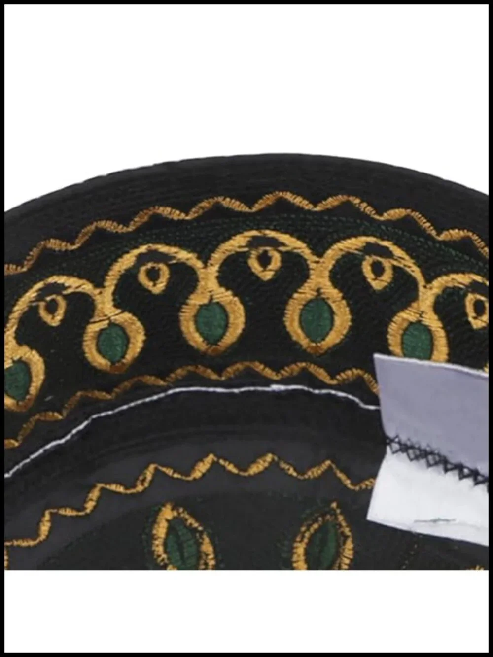 Kufi Hat Muslim Prayer Headwear Cap Embroidered Skull Beanie
